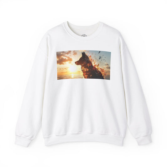 Enchanted Paws Collection™: "Floral Horizons" | Crewneck Sweatshirt