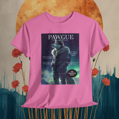 Husky under the Northern Lights: "Cover" | T Shirt | Pawgue Chic Edition™