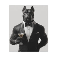 Cane Corso in Tuxedo | Matte Canvas Print, Stretched, 1.25 | Pawgue Chic Collection™