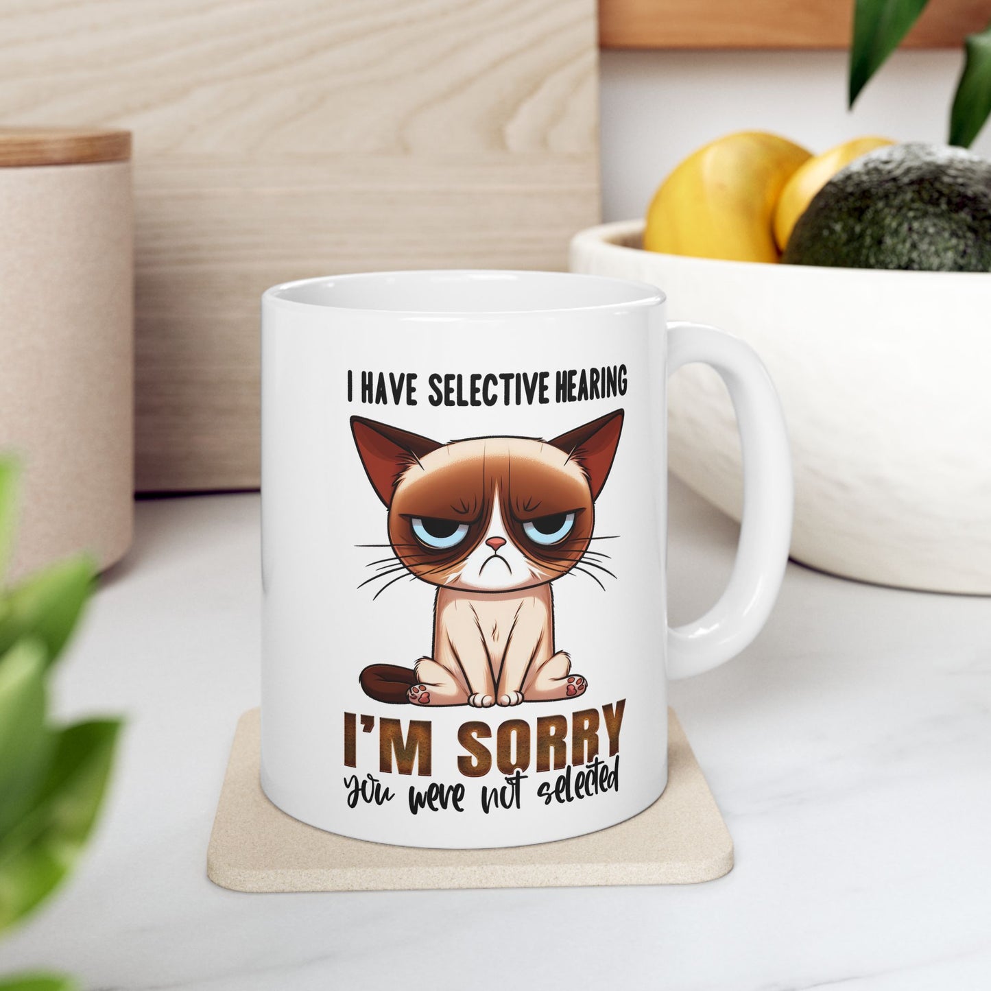 Bark Basics Collection™: "I'm Sorry" | Ceramic Mug, (11oz, 15oz) |