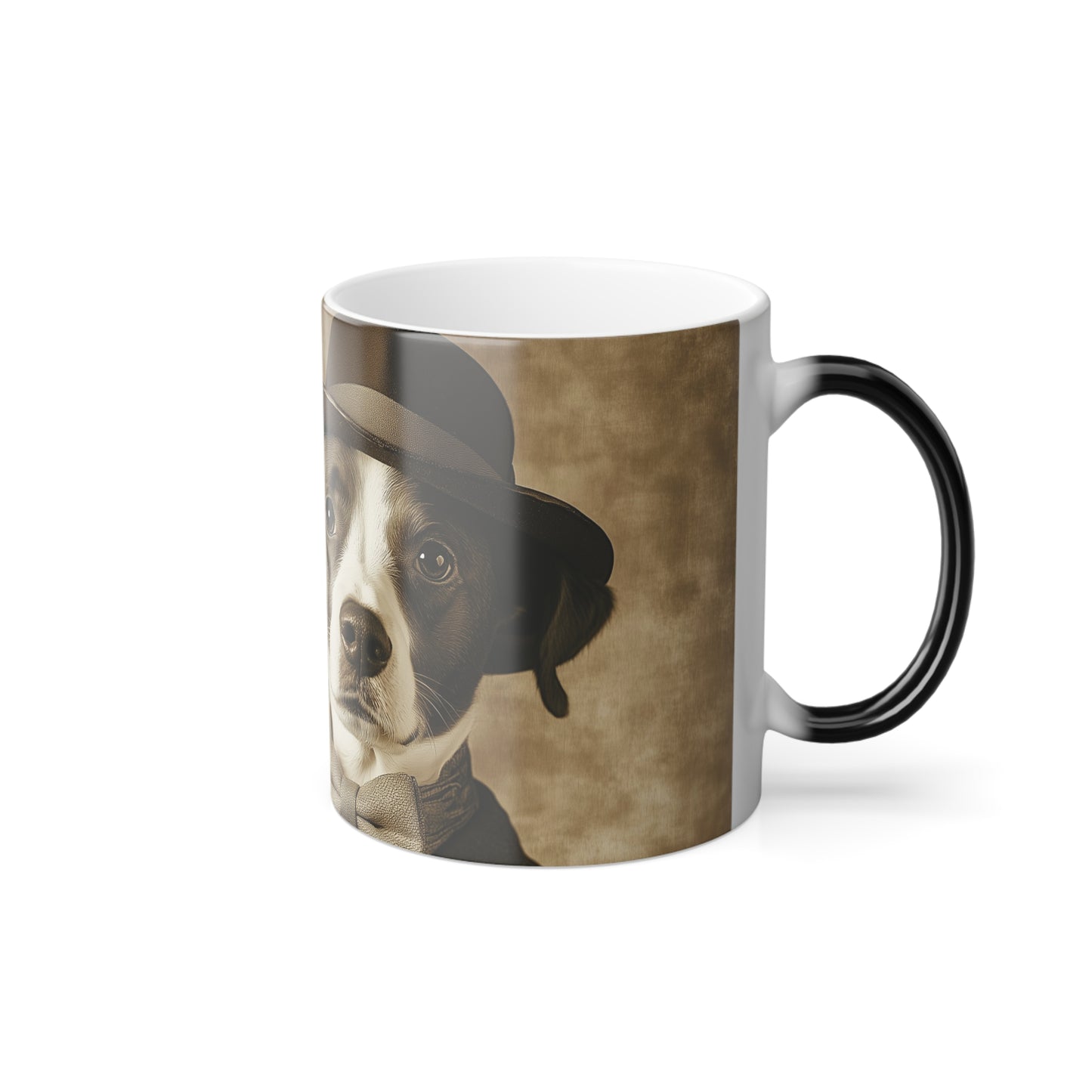 Historical Fiction Collection™: "Sir Barkington of Bowtie Manor" | Color Morphing Coffee Mug, 11oz |