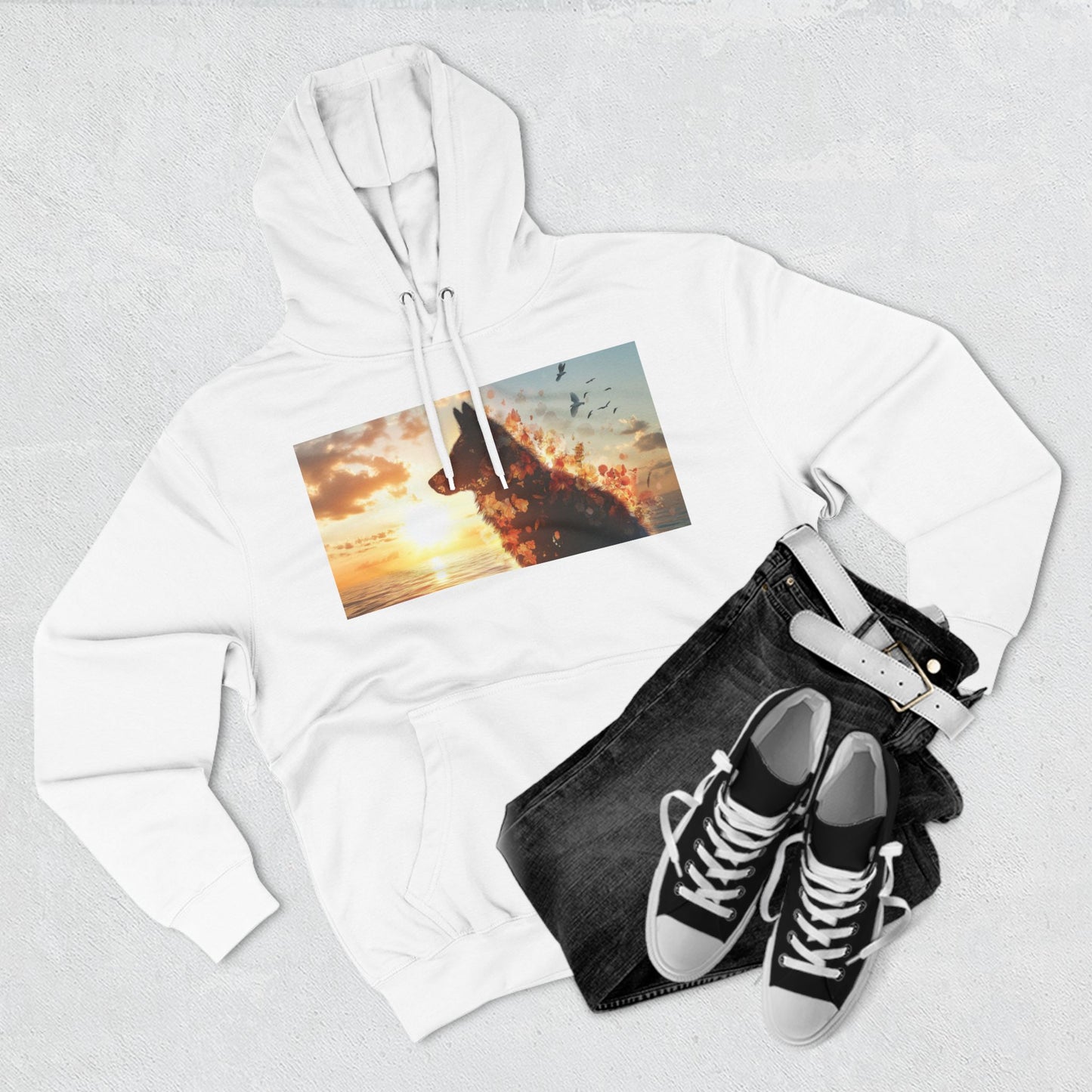 Enchanted Paws Collection™: "Floral Horizons" | Hoodie