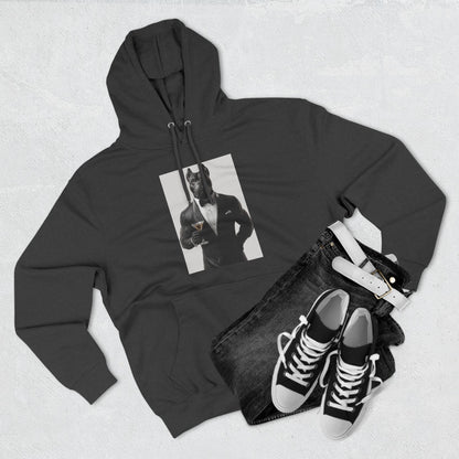 Cane Corso in Tuxedo: "Ebony Elegance" | Hoodie | Pawgue Chic Edition™