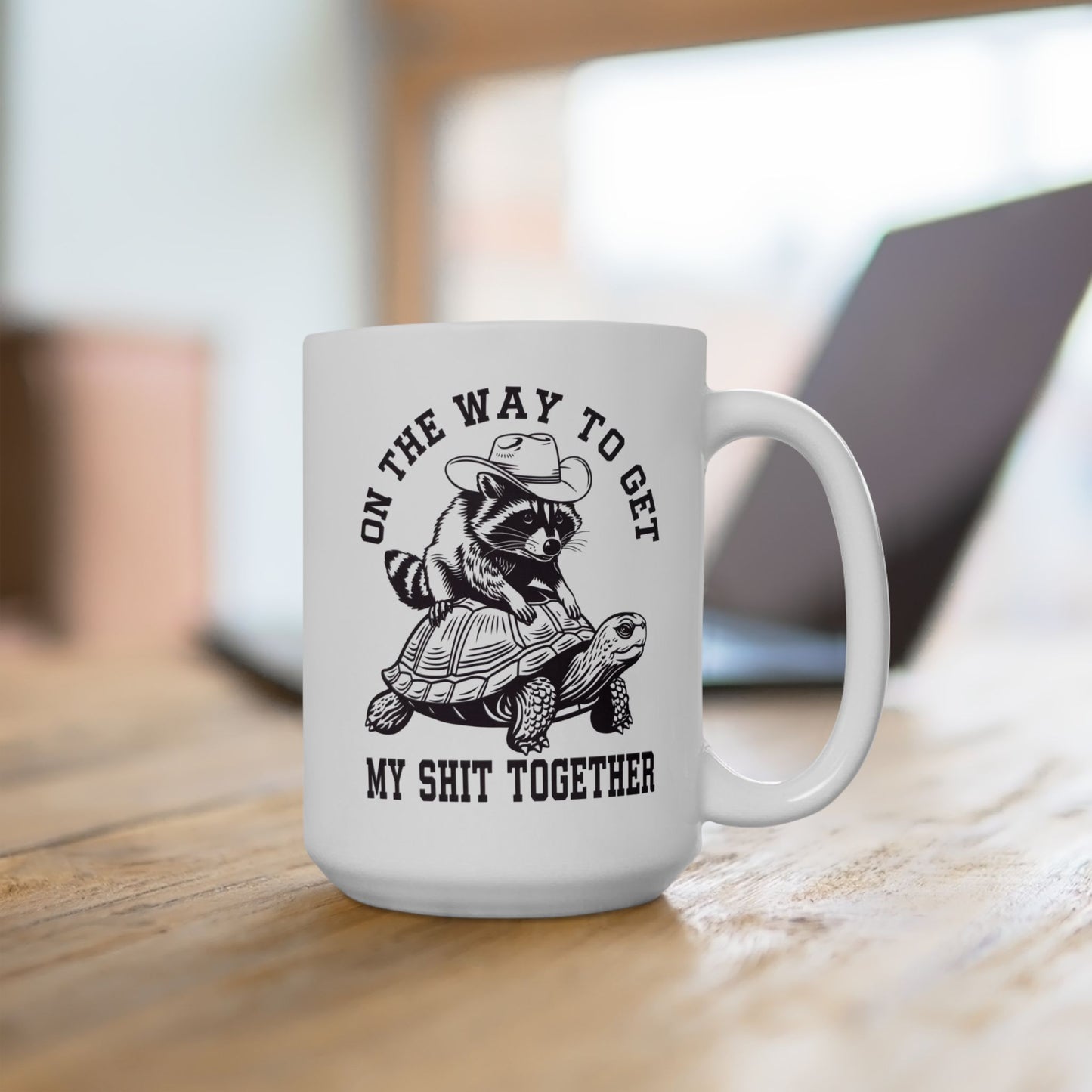 Bark Basics Collection™: "On My Way!" | Ceramic Mug, (11oz, 15oz) |