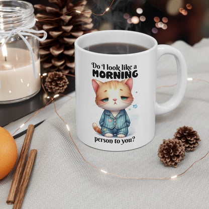 Bark Basics Collection™: "Morning Person" | Ceramic Mug, (11oz, 15oz)