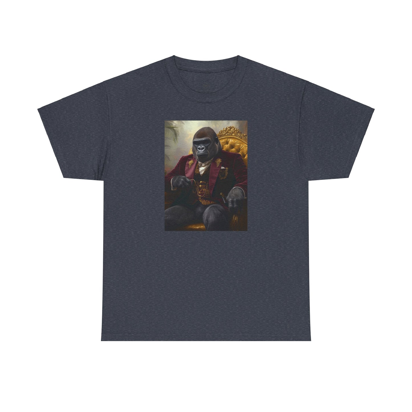 Gorilla in Velvet Suit: "The Jungle Tycoon" | T Shirt | Pawgue Chic Edition™