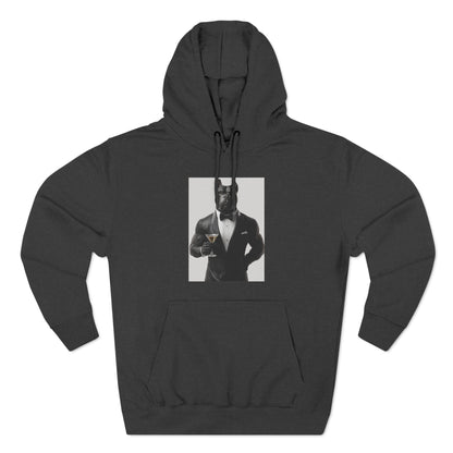 Cane Corso in Tuxedo: "Ebony Elegance" | Hoodie | Pawgue Chic Edition™